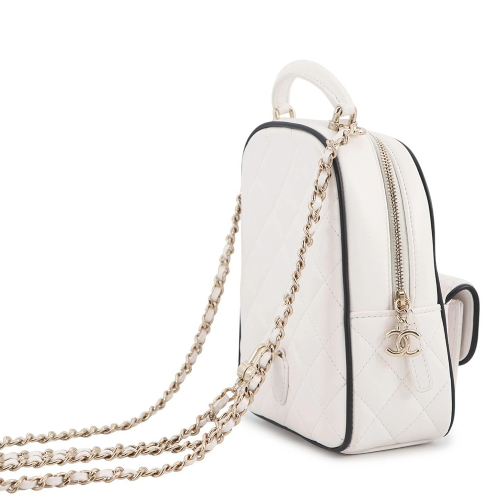Chanel Matelassé Backpack with Coco Mark, Lambskin, AP3753, CHANEL 2-way Shou... - Picture 3 of 16
